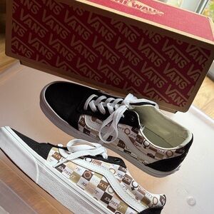 Vans Female Empowerment Classic Sneakers, Black and Brown Checkered